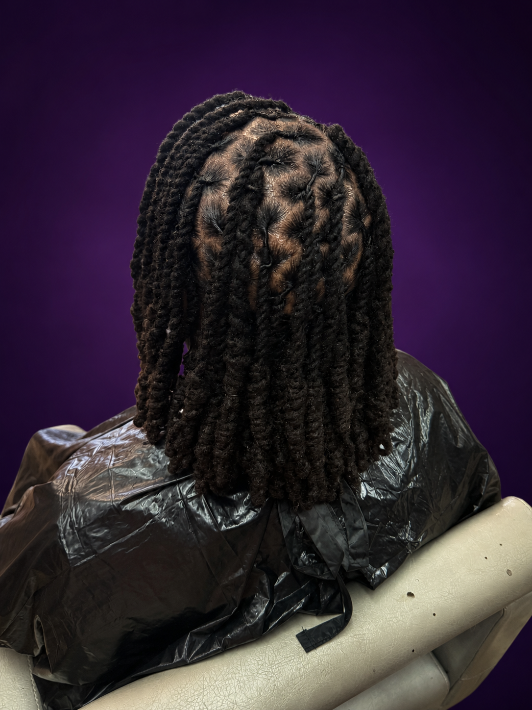 Loc retwist and maintenance by House of Braids and Nails by Ms GG